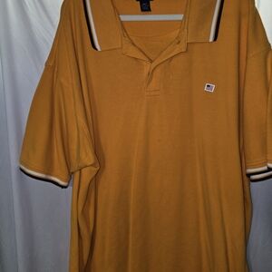 Men's Orange US Polo Assn Polo Shirt Size 2X